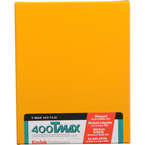 Kodak T-MAX 400 Black & White Film (4 x 5", 10 Sheets)