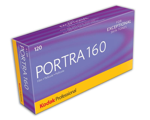 Kodak PORTRA 160 Color 120 Film - Box (5 Rolls)