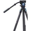 SIRUI ST-224 Quick Release Carbon Fiber Tripod with VH-10 Video Head