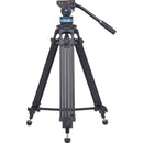 SIRUI SH15 Aluminum Video Tripod with Fluid Head