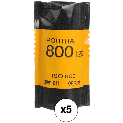 Kodak PORTRA 800 Color 120 Film - Box (5 Rolls)
