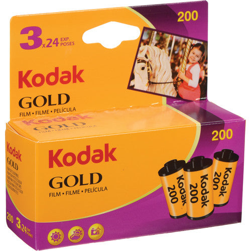Kodak GOLD 200 Color 35mm 24EXP - Pack (3 Rolls)