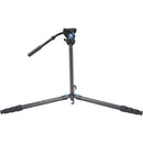 SIRUI ST-224 Quick Release Carbon Fiber Tripod with VH-10 Video Head