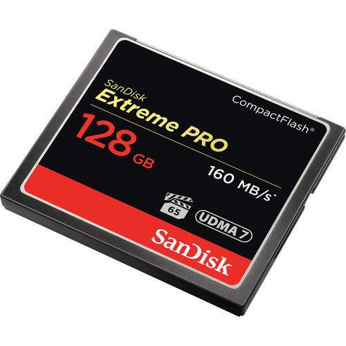 SanDisk Extreme PRO CompactFlash 128GB Card (160 MB/s)