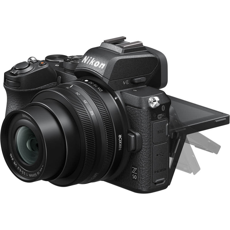 OPEN-BOX Nikon Z 50 DX Mirrorless Camera with 16-50mm and 50-250mm Lenses