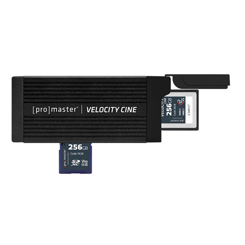 ProMaster Velocity CINE Dual Card Reader - CFexpress Type B & SD